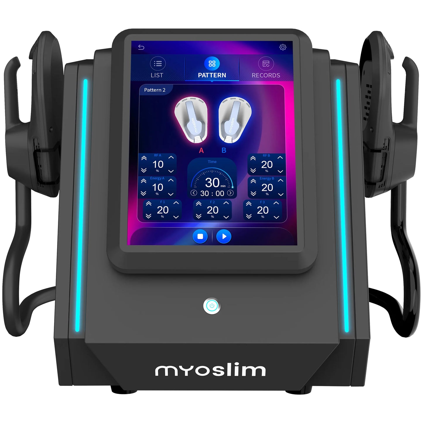 MYOSLIM 6500W EMS Body Slimming Machine For Electromagnetic Muscle Stimulation