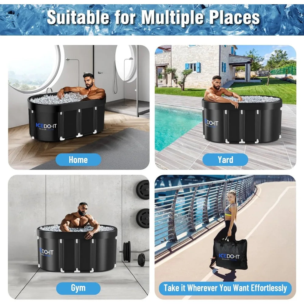 Upgrade Oval Ice Bath Tub For Athletes And Recovery