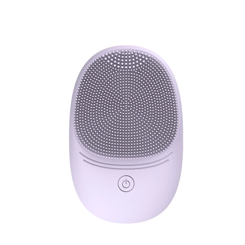 Silicone Electric Facial Cleansing Brush With Sonic Vibration