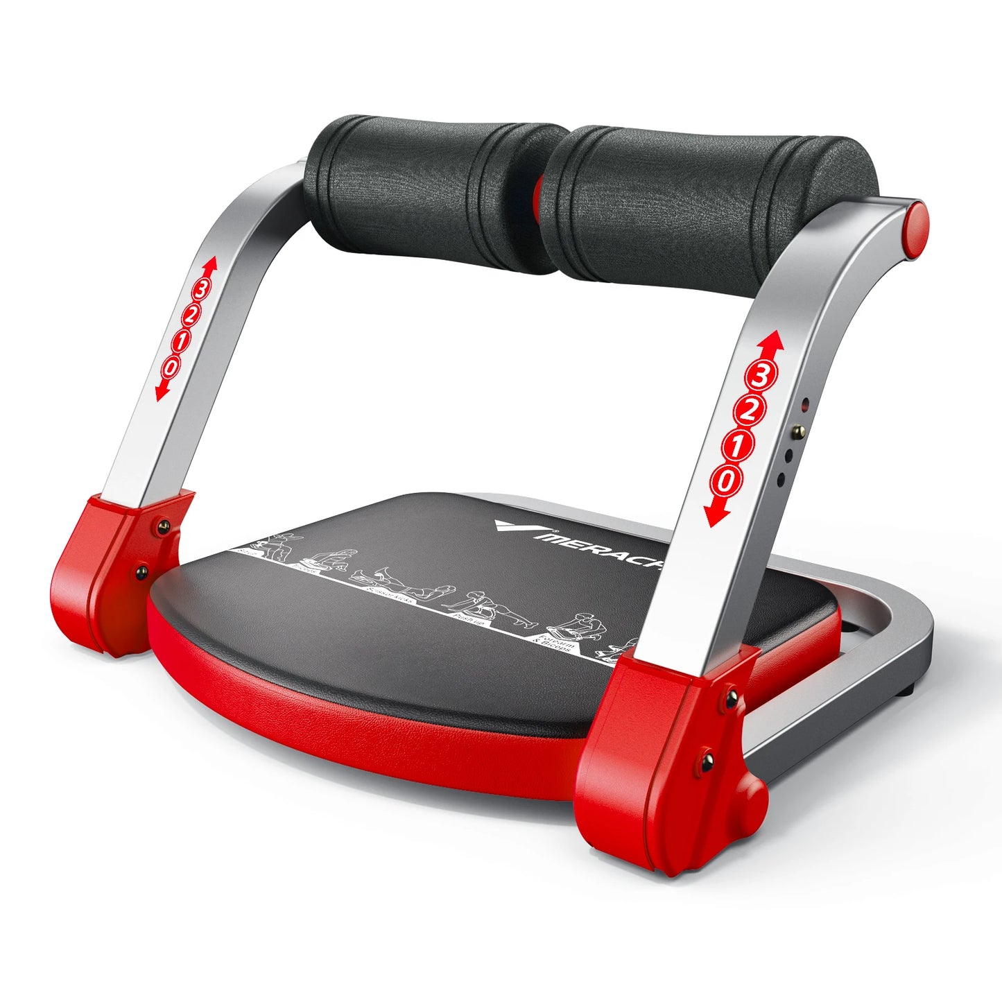 MERACH Ab Machine With Automatic Rebound And 3 Resistance Levels
