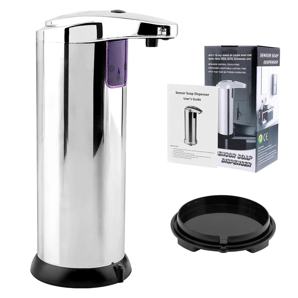 Touchless Infrared Soap Dispenser Large Capacity for Kitchen and Bath