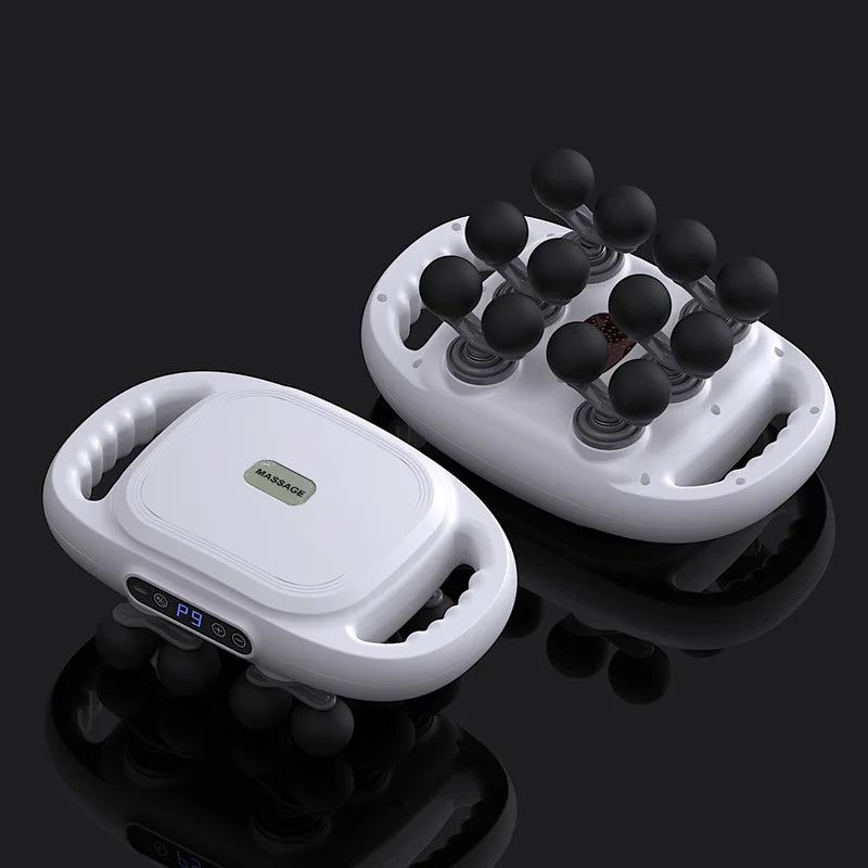 Silent 12-Head Deep Tissue Massage Gun For Full Body