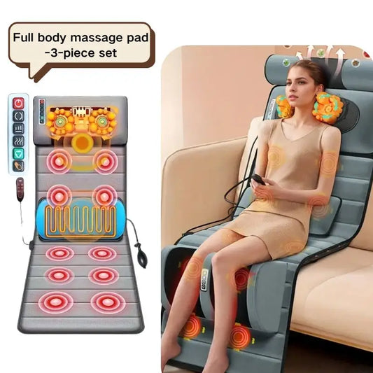 Full Body Massage Mat With Heating And 20 Massage Motors