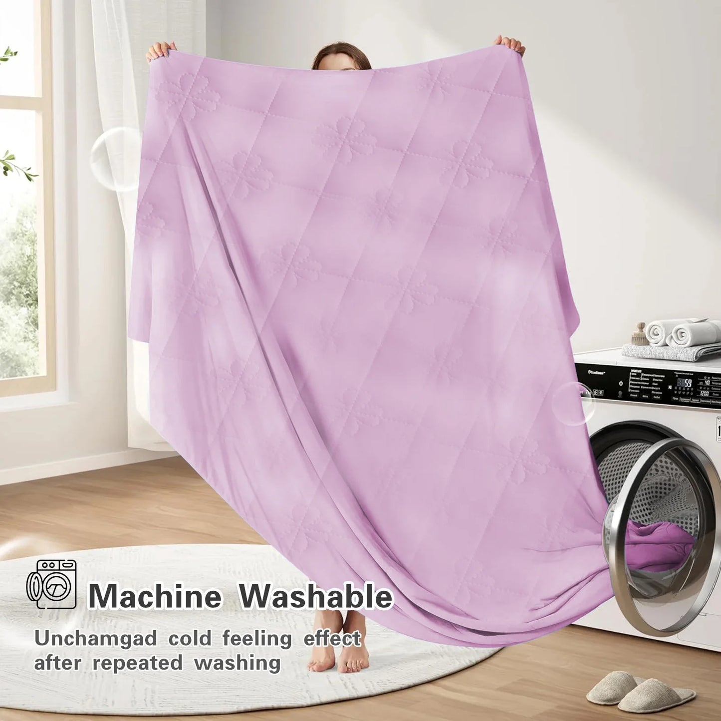 ROSEKIND Cooling Blanket Dual Sided Summer Geometric Bedding