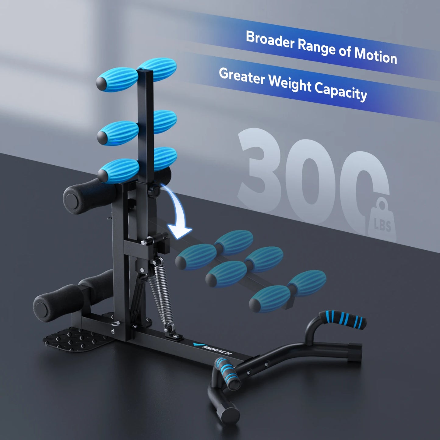 MERACH Deep Squat Machine Glutes Trainer for Core Leg Workout