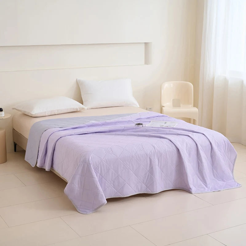 ROSEKIND Cooling Blanket Dual Sided Summer Geometric Bedding