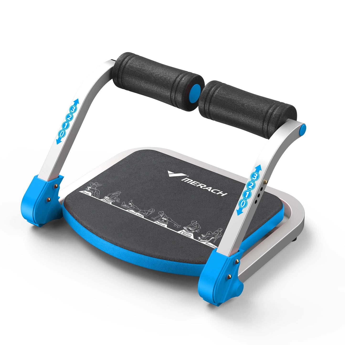 MERACH Ab Machine With Automatic Rebound And 3 Resistance Levels