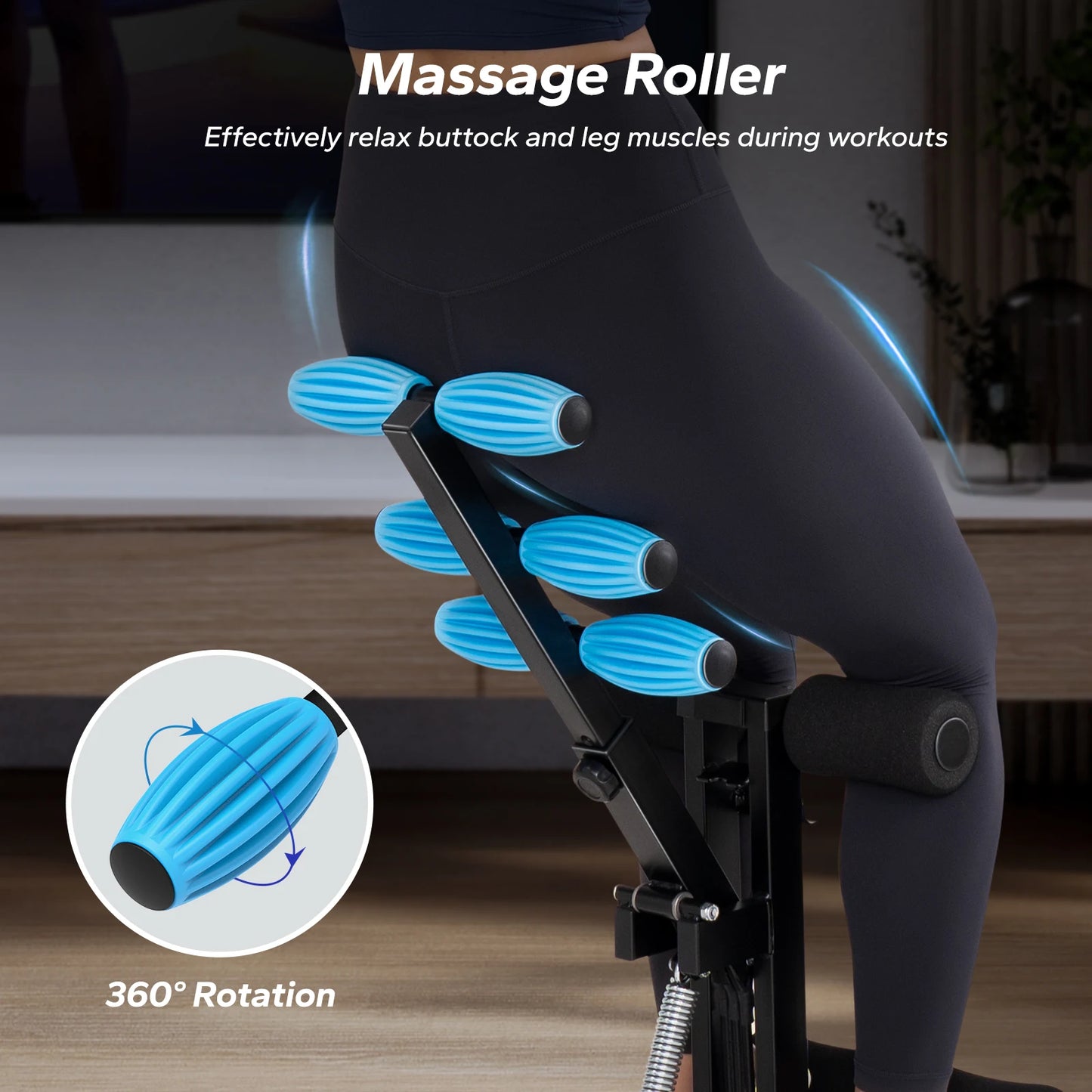 MERACH Deep Squat Machine Glutes Trainer for Core Leg Workout