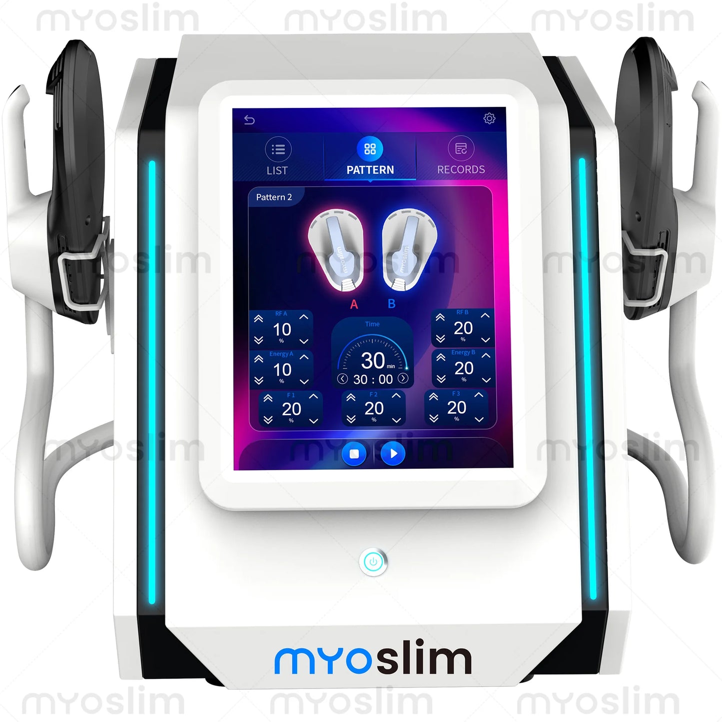 MYOSLIM 6500W EMS Body Slimming Machine For Electromagnetic Muscle Stimulation