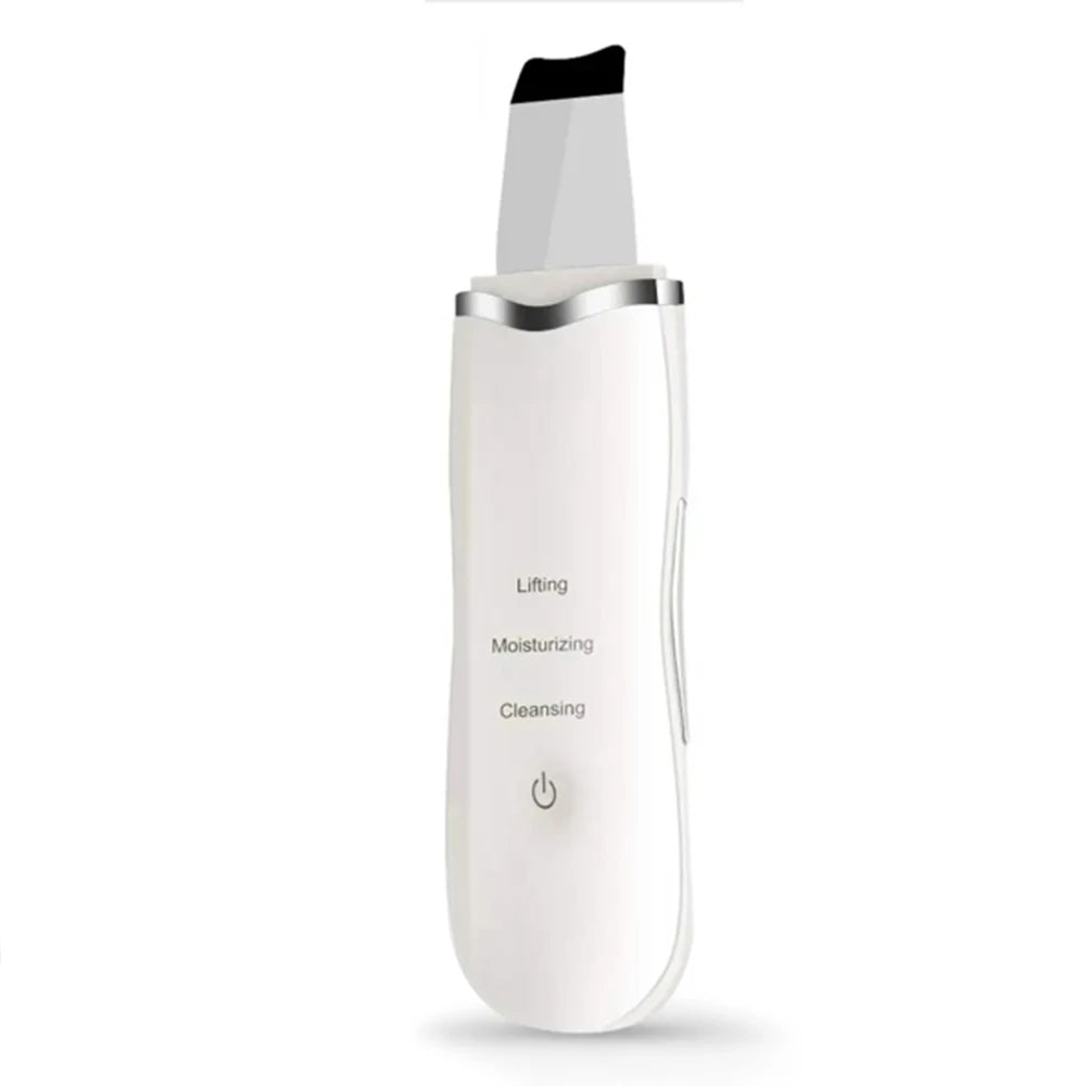 Three In One Ultrasonic Skin Scrubber Facial Cleanser Blackhead Remover