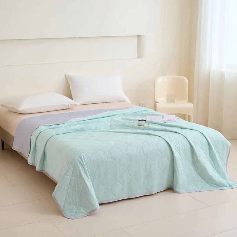 ROSEKIND Cooling Blanket Dual Sided Summer Geometric Bedding