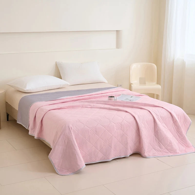 ROSEKIND Cooling Blanket Dual Sided Summer Geometric Bedding