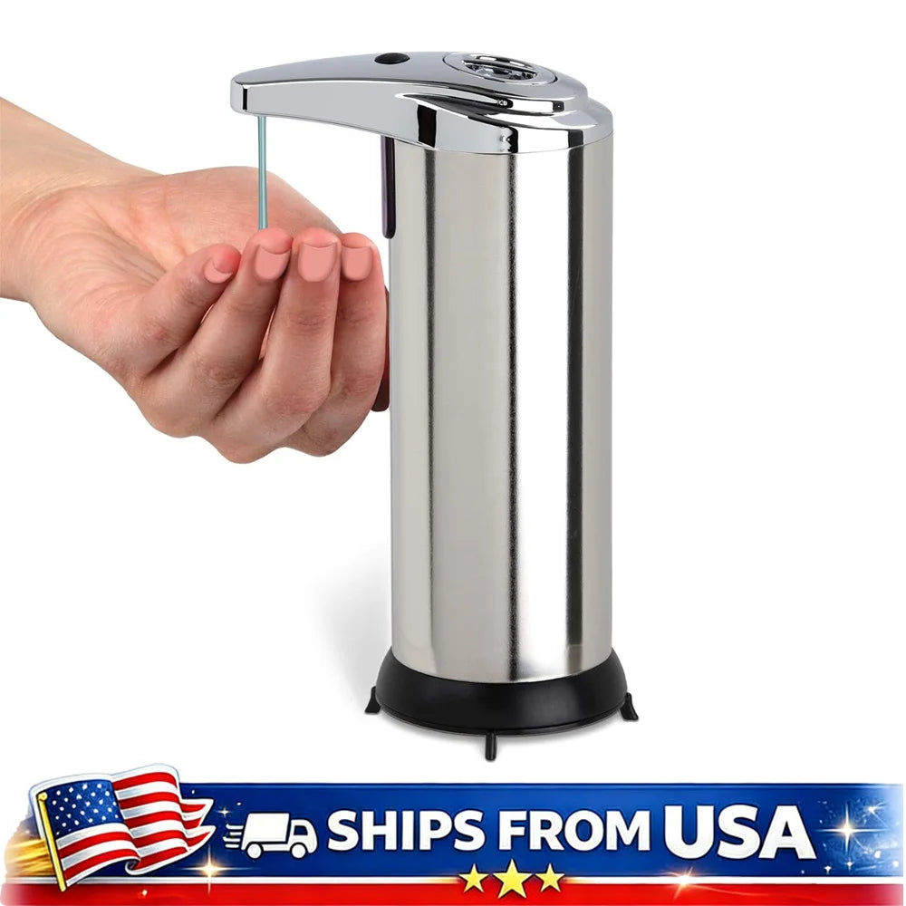 Touchless Infrared Soap Dispenser Large Capacity for Kitchen and Bath
