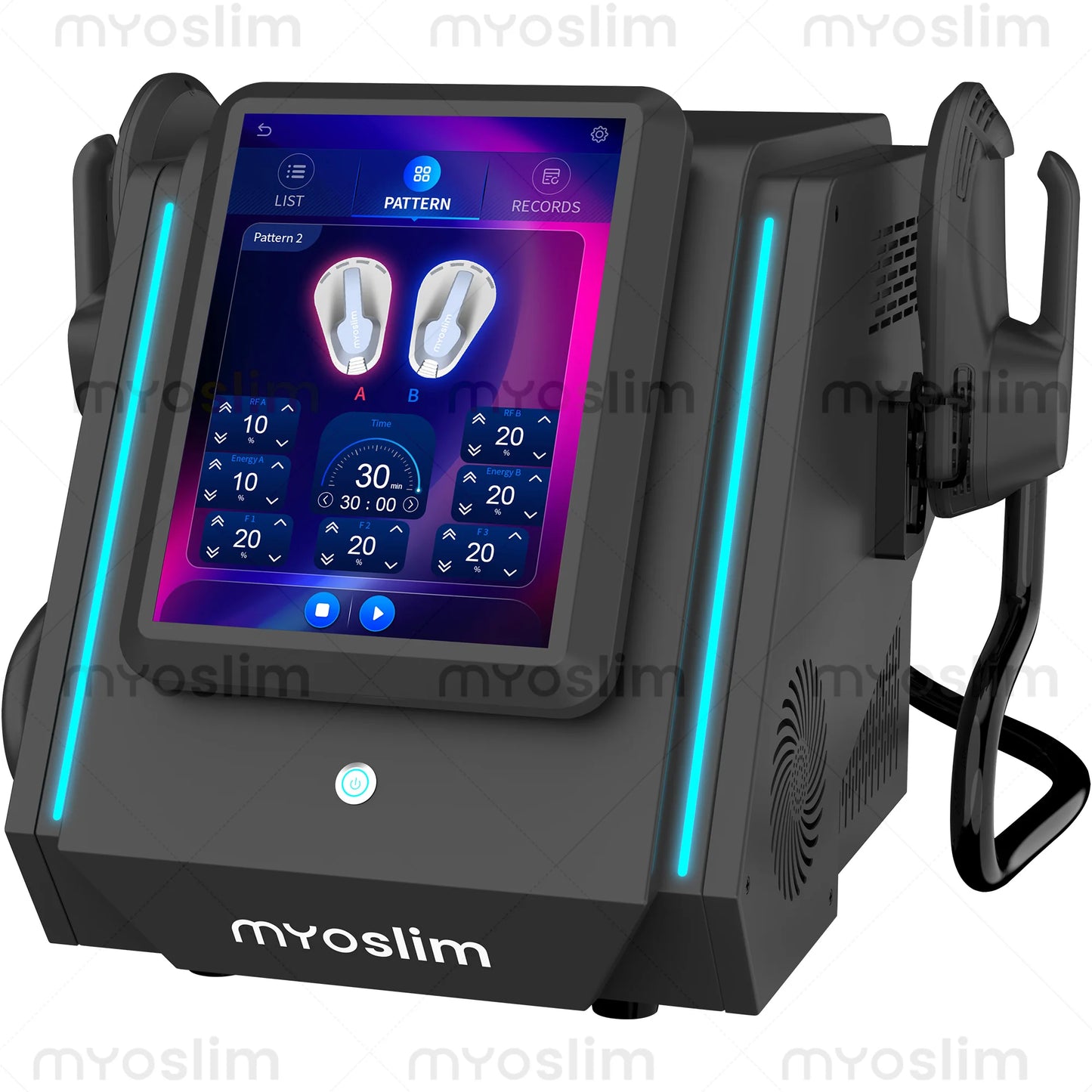 MYOSLIM 6500W EMS Body Slimming Machine For Electromagnetic Muscle Stimulation