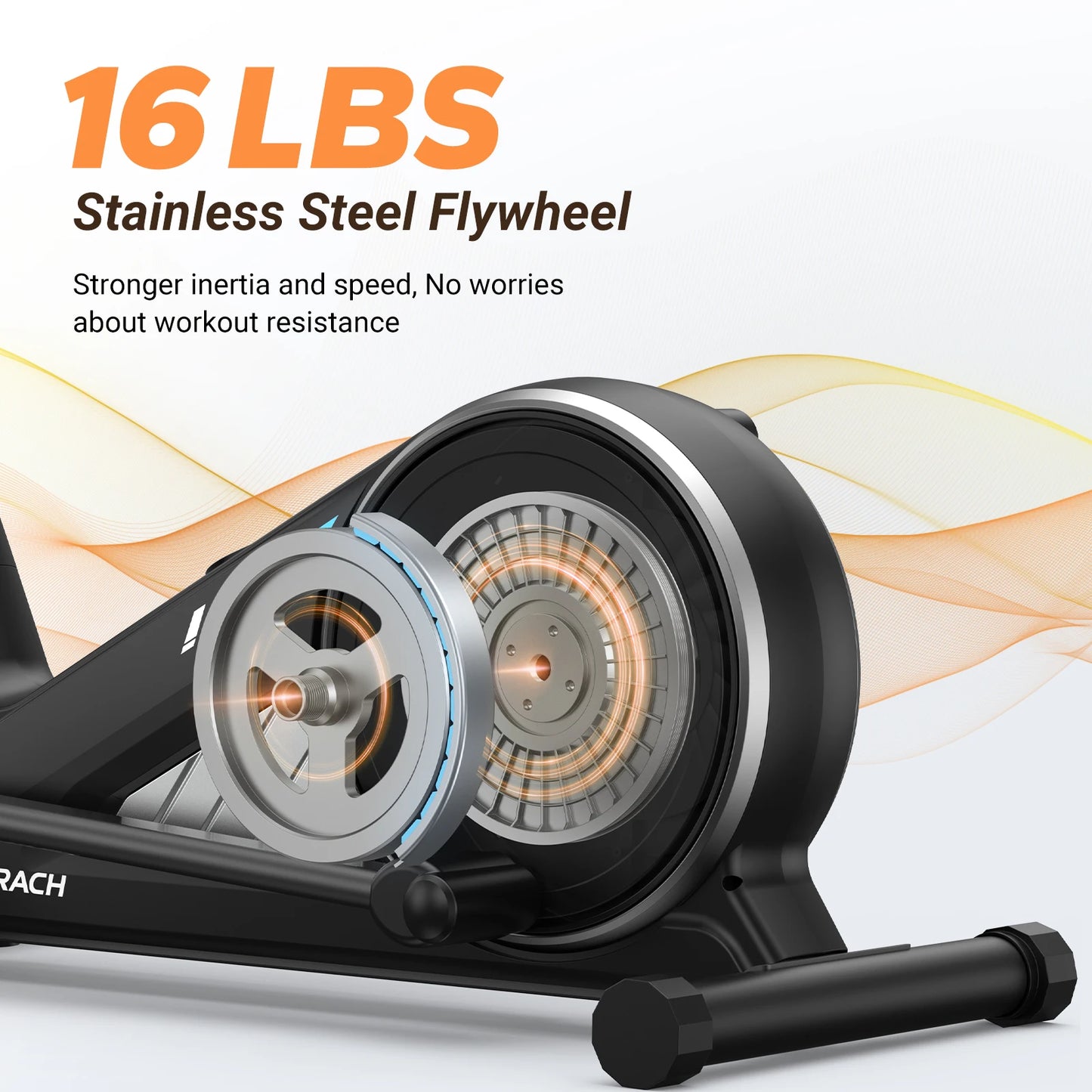 MERACH Elliptical Machine Home 16 Level Magnetic Drive With App