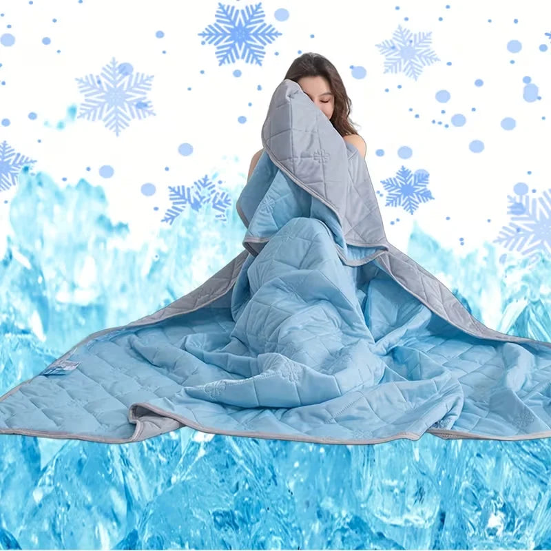 ROSEKIND Cooling Blanket Dual Sided Summer Geometric Bedding