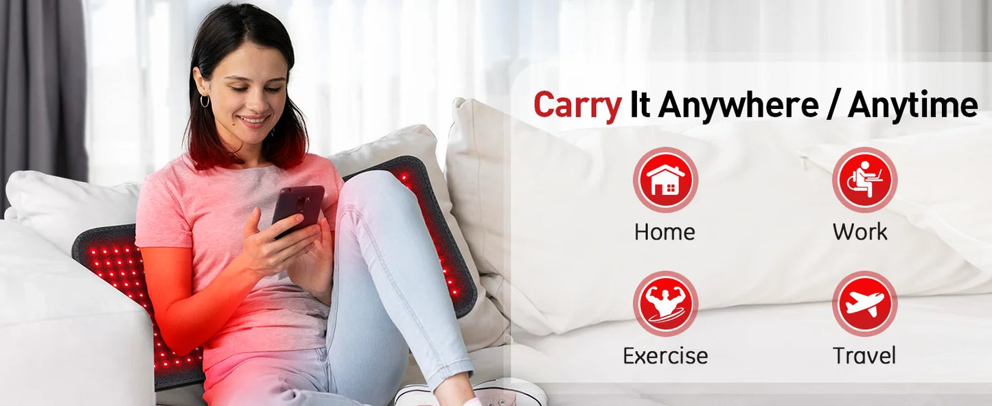 Astarexin Red Light Therapy Heating Pad For Muscle Pain Relief