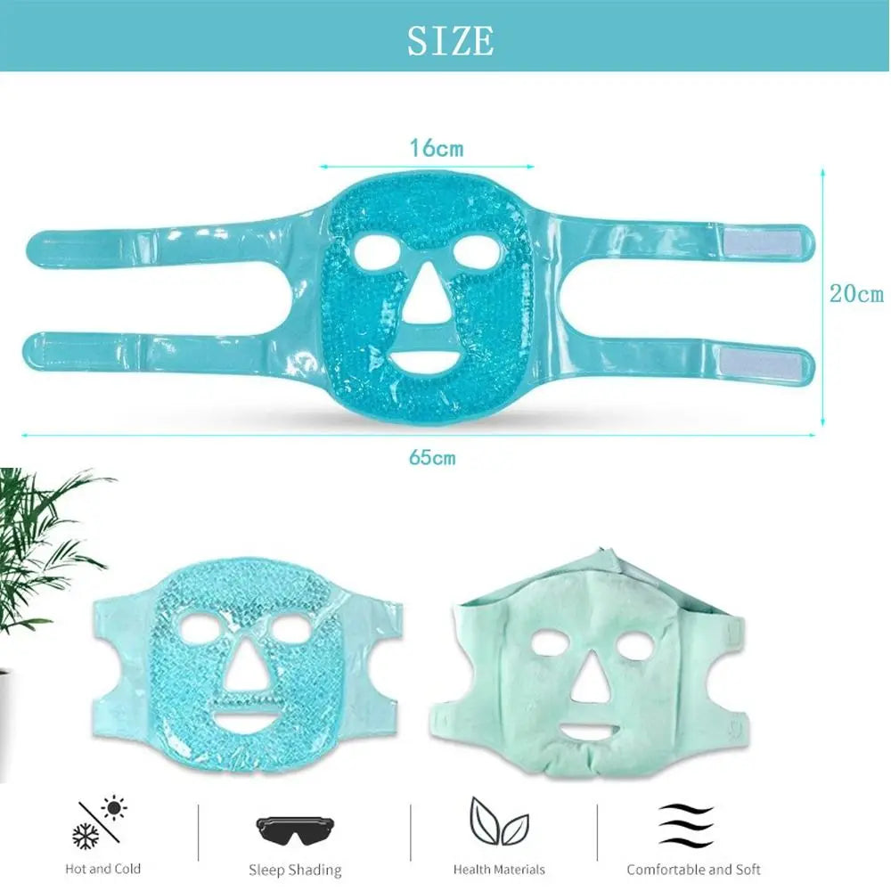LEKGAVD Ice Gel Eye Mask For Cold And Hot Therapy