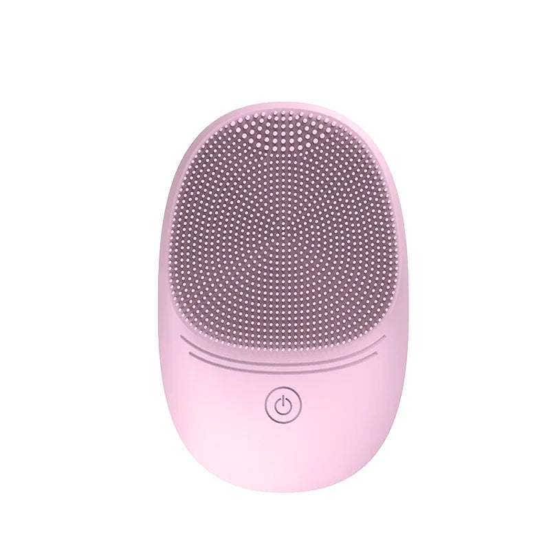 Silicone Electric Facial Cleansing Brush With Sonic Vibration