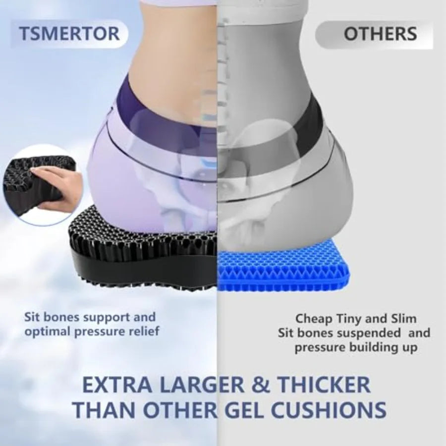 Thickened Cooling Gel Seat Cushion For Office Chair