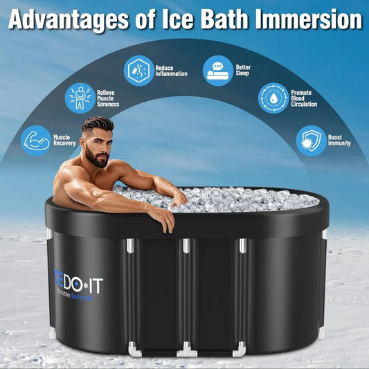 Upgrade Oval Ice Bath Tub For Athletes And Recovery