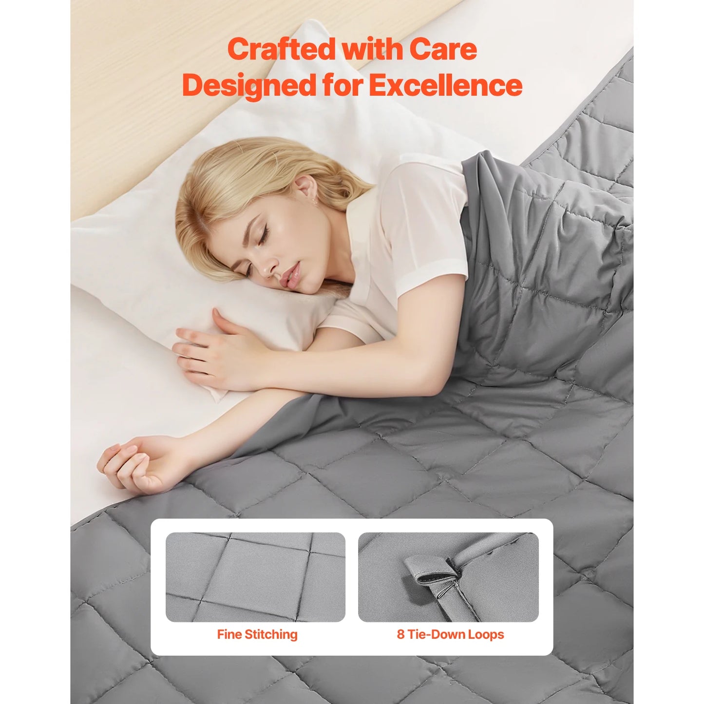 Breathable Glass Beads Weighted Blanket For Adults Cooling