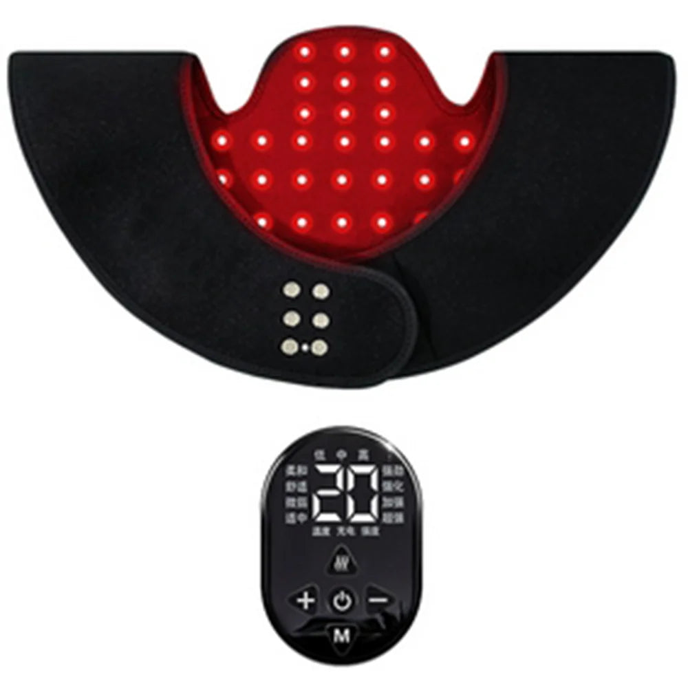 Cordless Infrared Neck Massager With Heat And Red Light Therapy