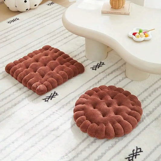 Circular Biscuit Meditation Cotton Floor Cushion Pillow