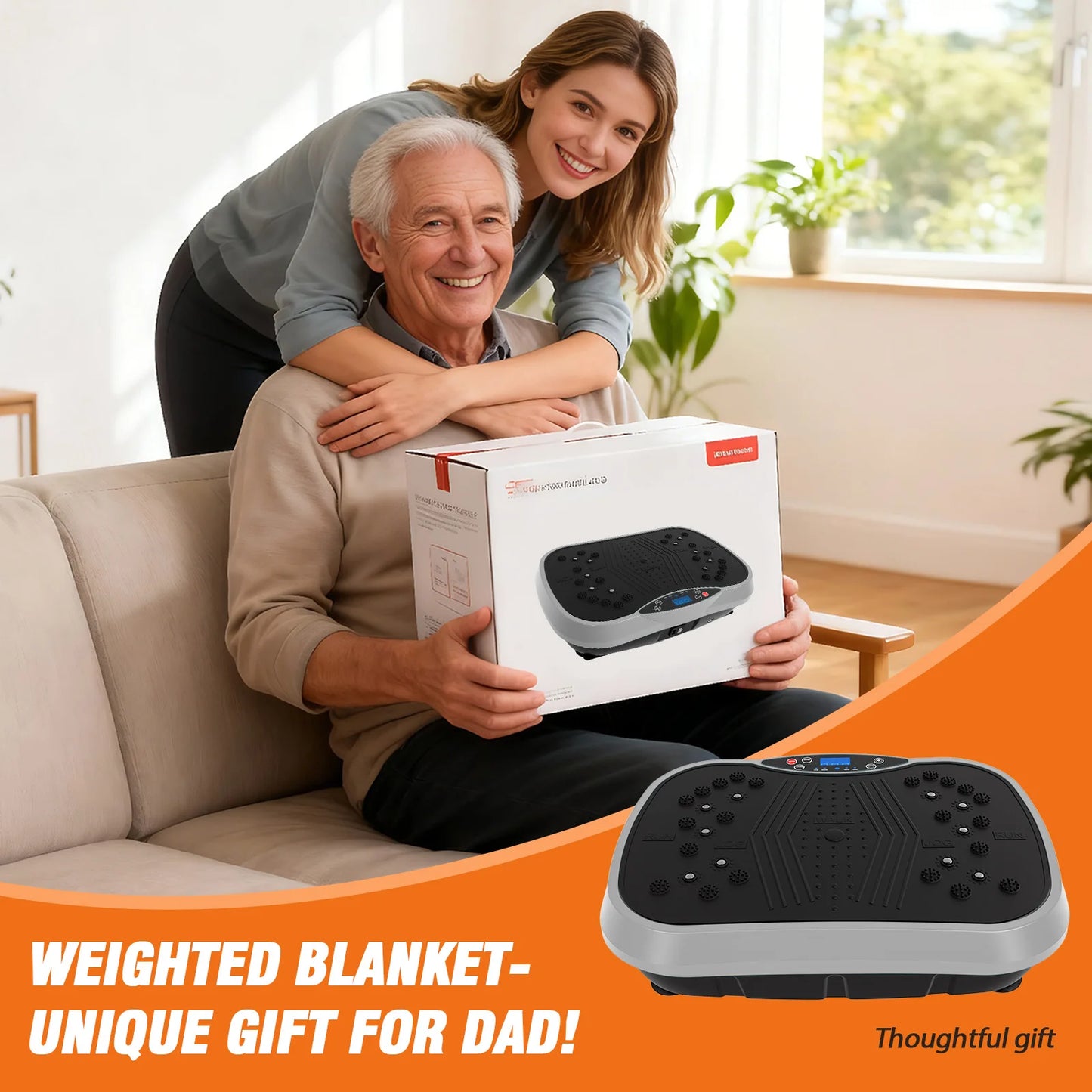 Portable Vibration Plate With Bluetooth Resistance Bands And Yoga Straps