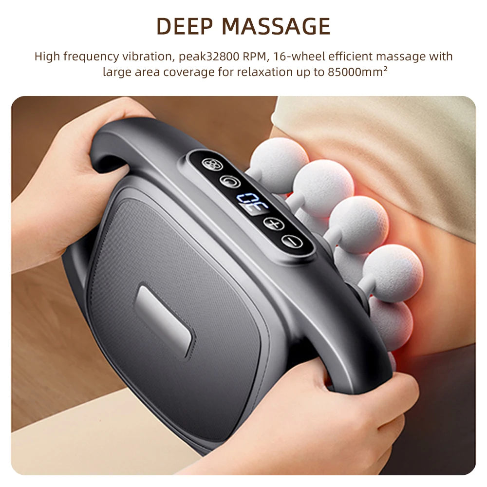 Foreverlily 16-Head Fascia Gun High-Frequency Massage Gun