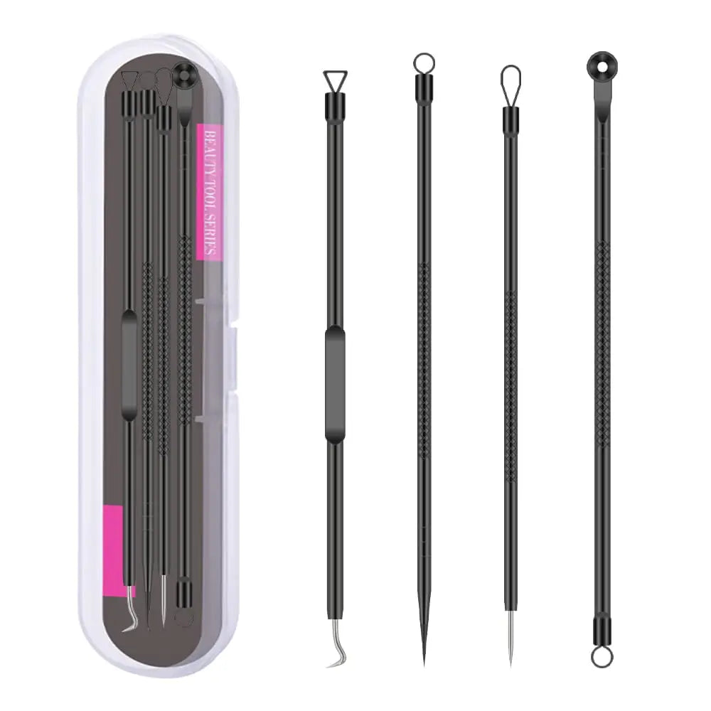 Professional Facial Blackhead Needle Set Stainless Steel Extractors