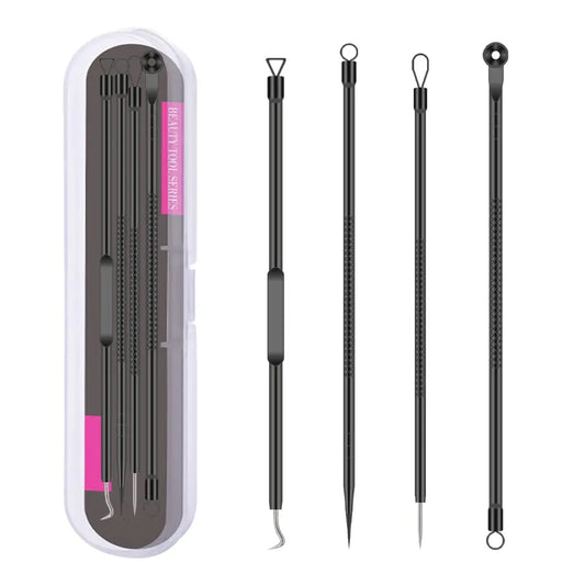 Professional Facial Blackhead Needle Set Stainless Steel Extractors