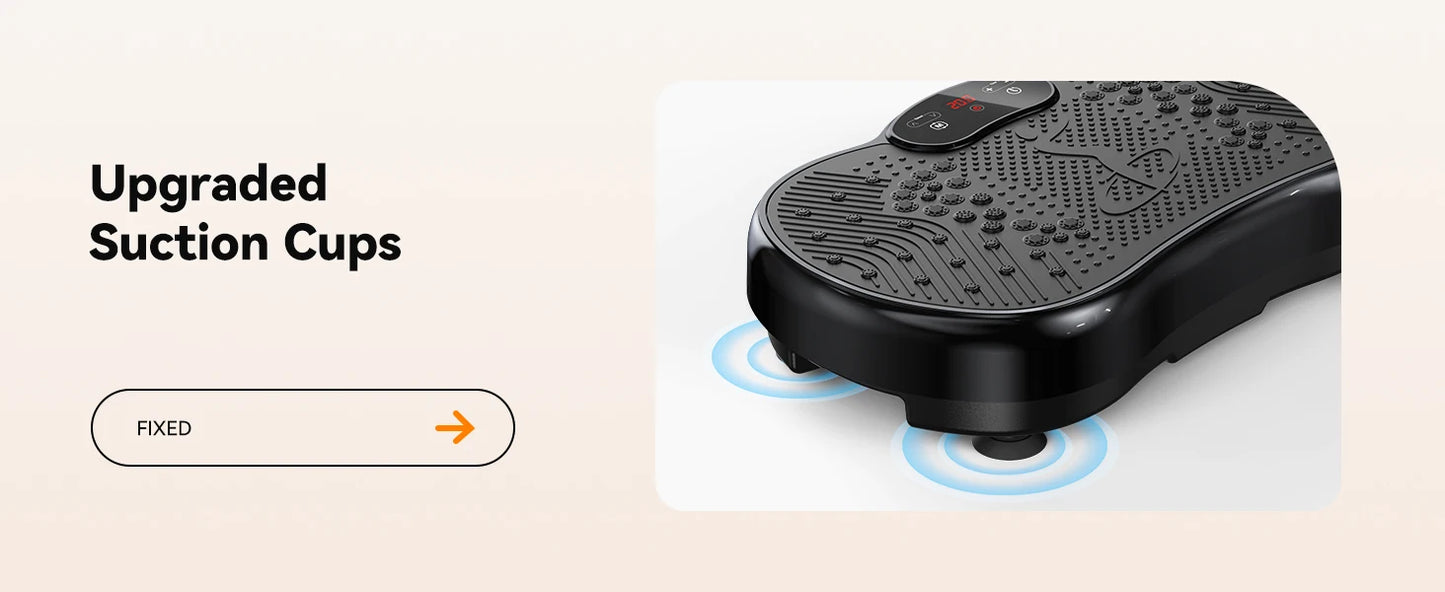 Vibration Plate Exercise Machine Full Body Shaker Adjustable Speed Portable