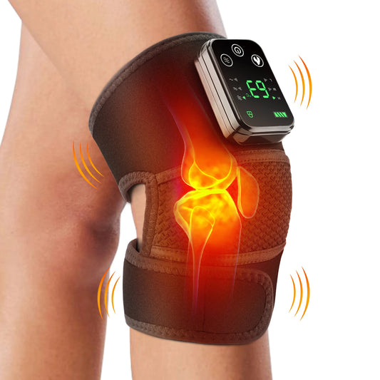 Hailicare Knee Heating Massager With Vibration And Hot Compress Support