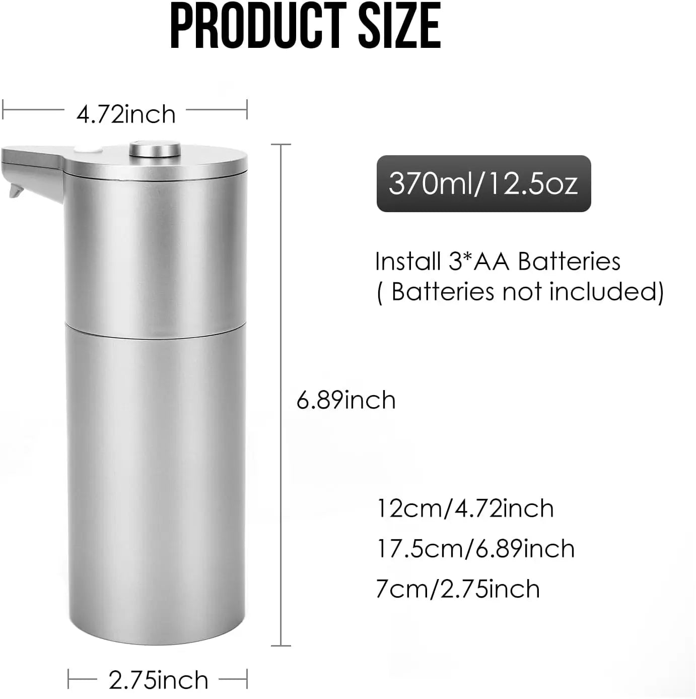 Touchless Automatic Soap Dispenser With Adjustable Volume For Kitchen