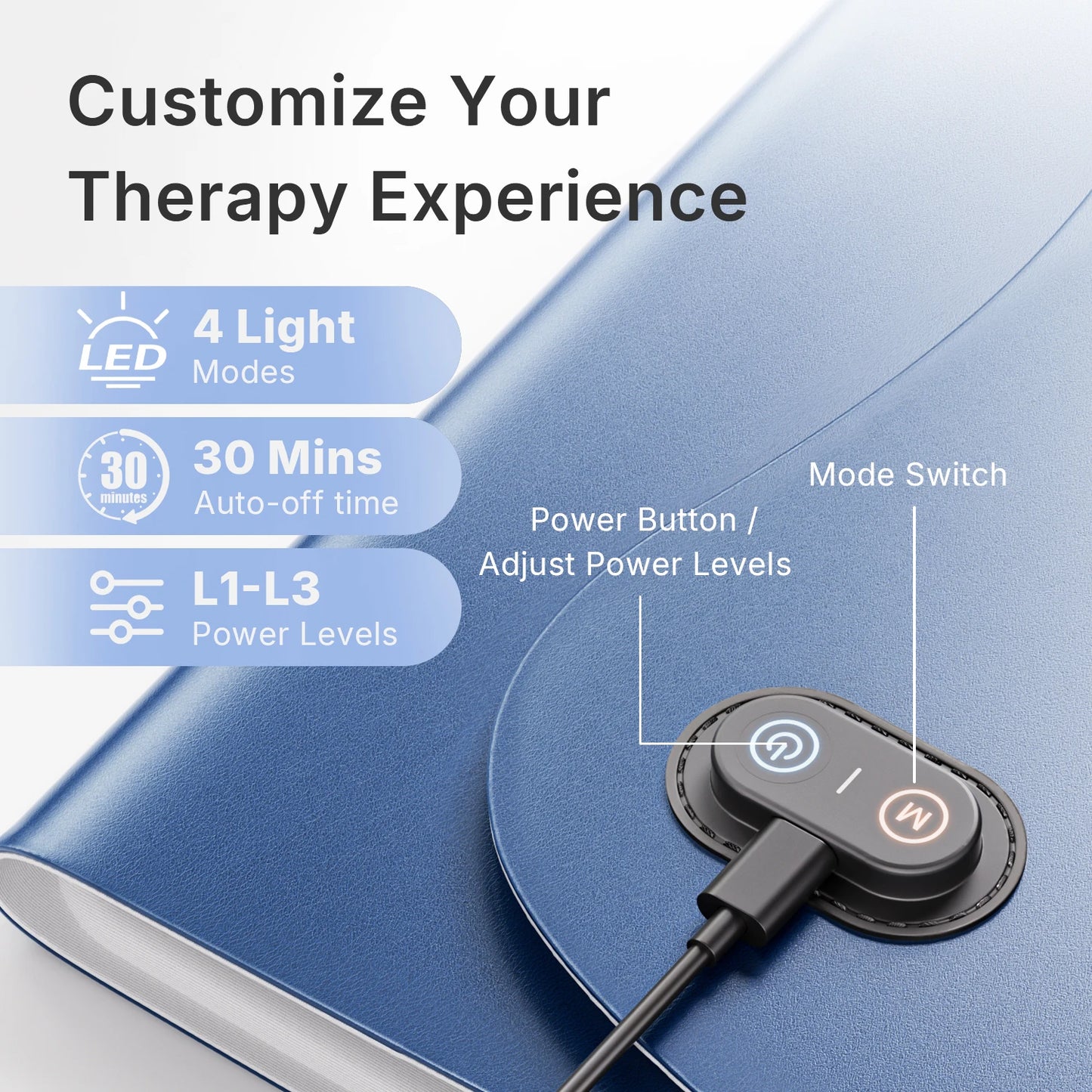 Hello Face LED Light Therapy Mat 660nm 850nm Near Infrared