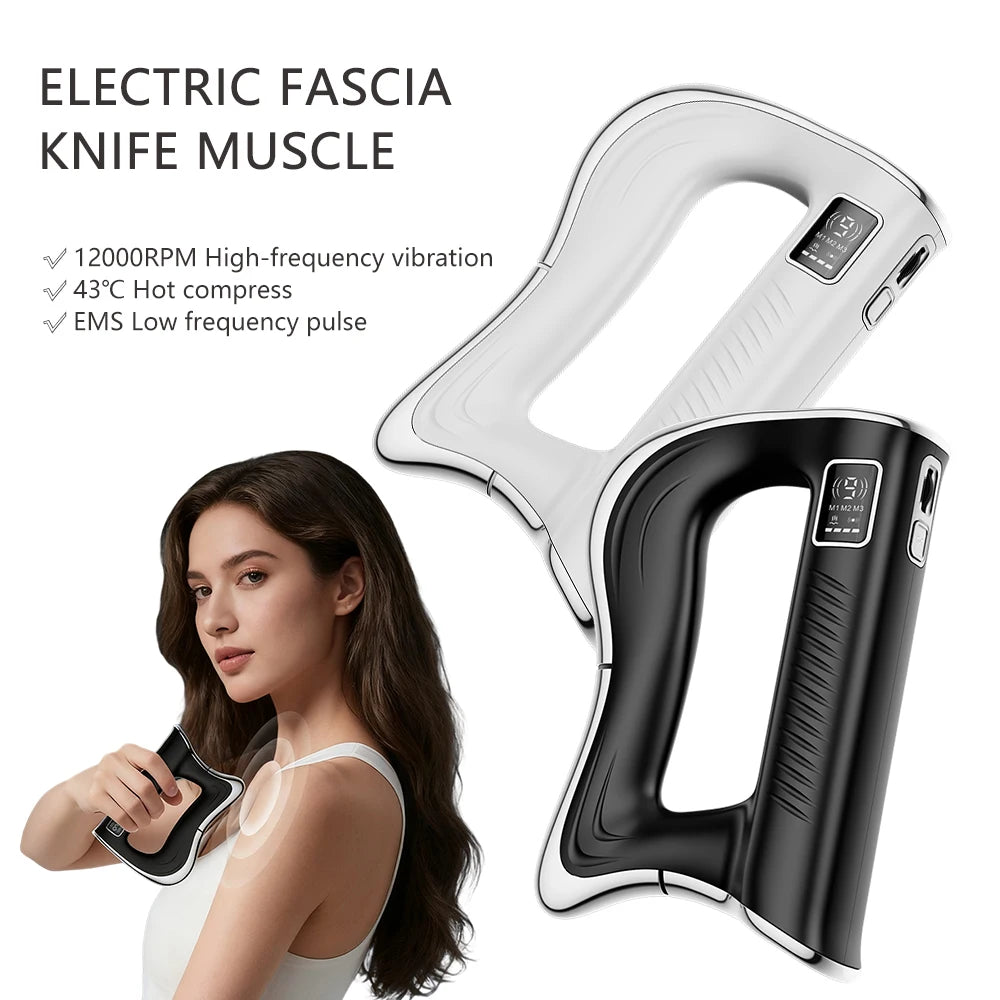 Foreverlily Electric Fascia Knife Massager For Full Body Muscle Relaxation