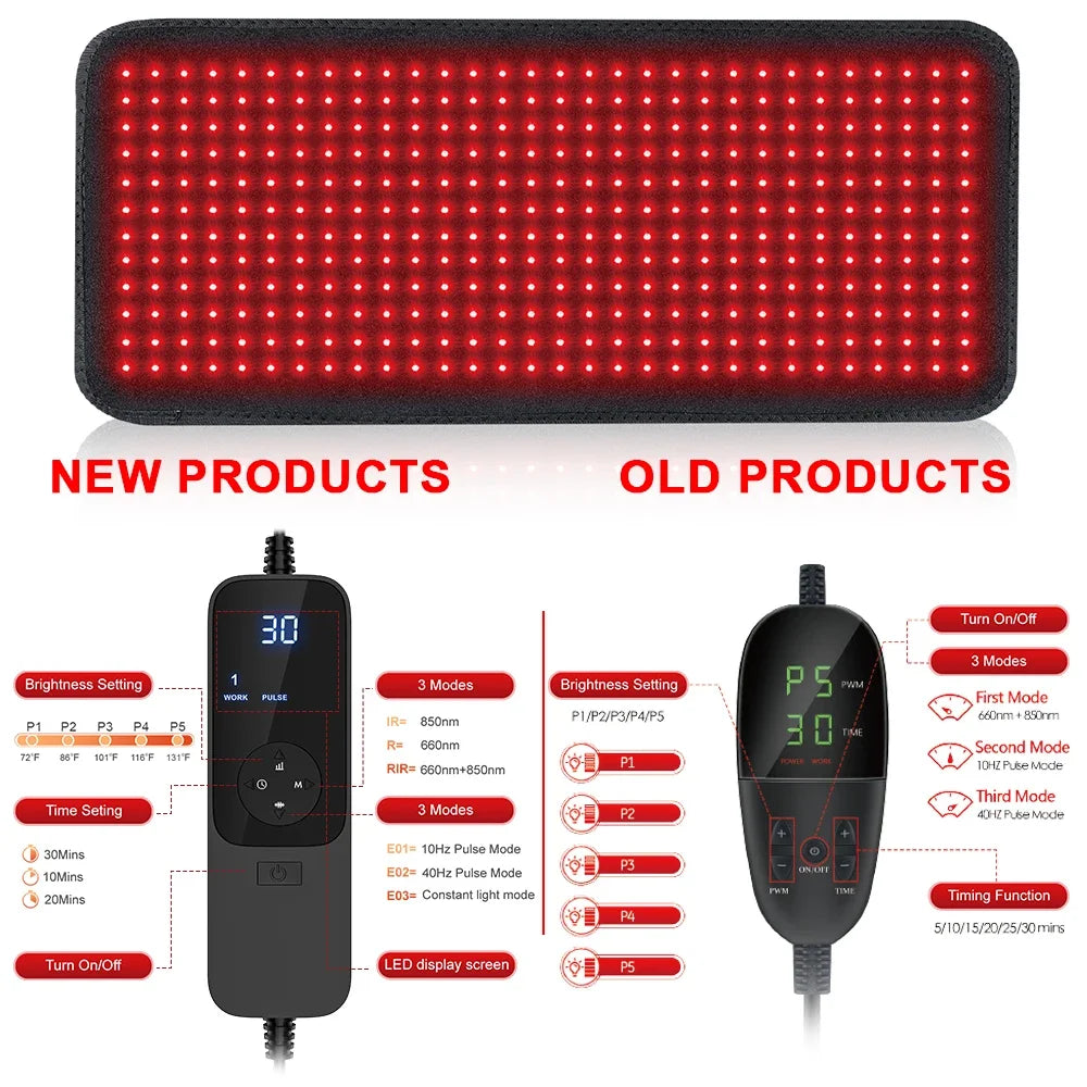 Astarexin Red Light Therapy Heating Pad For Muscle Pain Relief