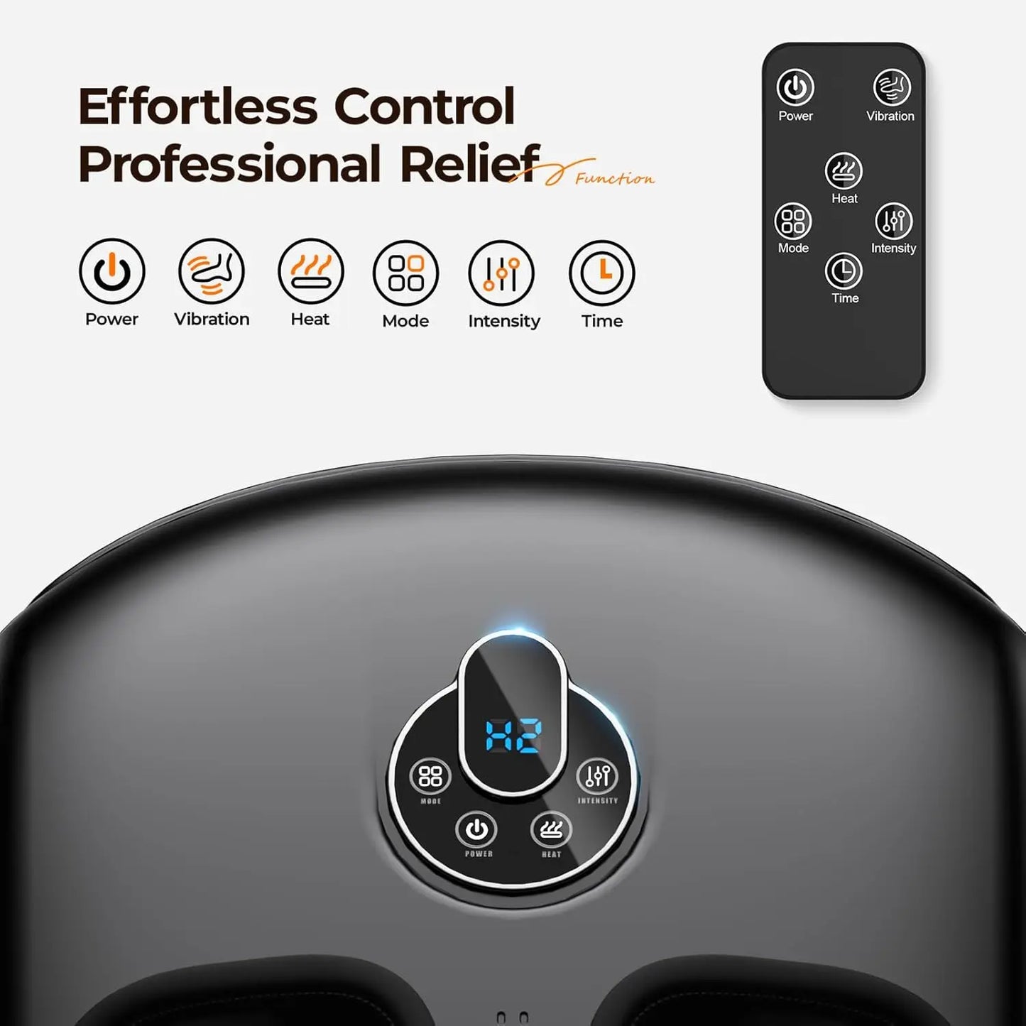 HTMM Shiatsu Foot Massager With Air Compression And Vibration