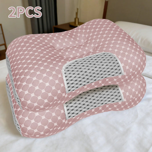 NONECN Couples Soft Knit Neck Massage Pillow Adjustable Ergonomic Design