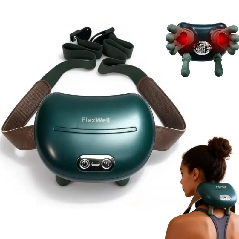 Shoulder And Neck Massager With 4D Kneading Heat