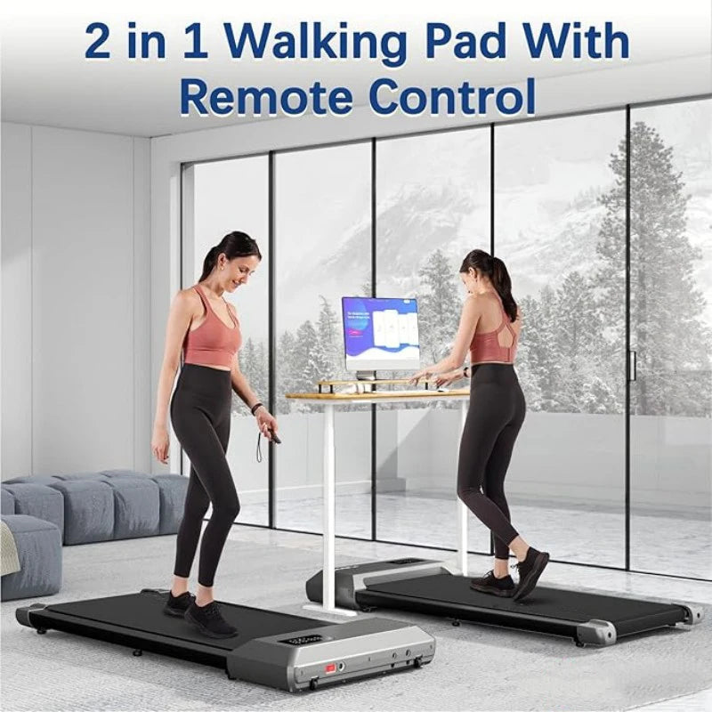 Superun 2in1 Treadmill For Home Walking Running Fitness Machine