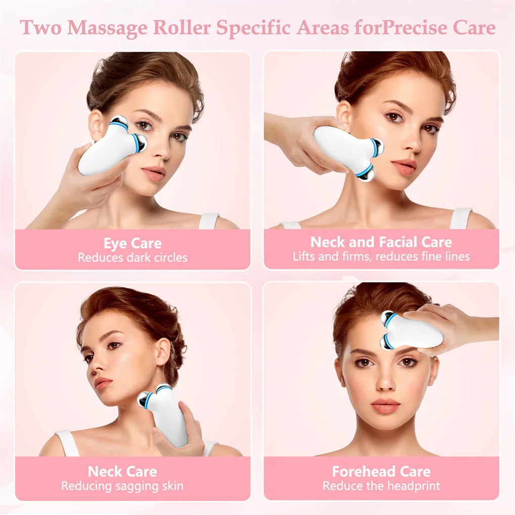 Microcurrent Facial Device For Anti Aging Wrinkles Therapy