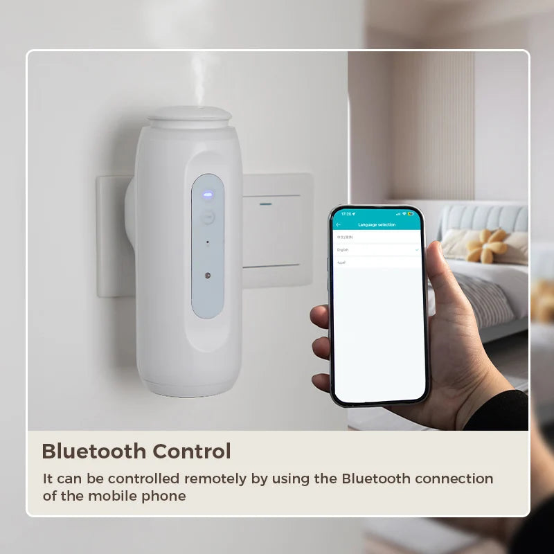 NAMSTE Wall Mounted Bluetooth Aroma Diffuser Air Freshener