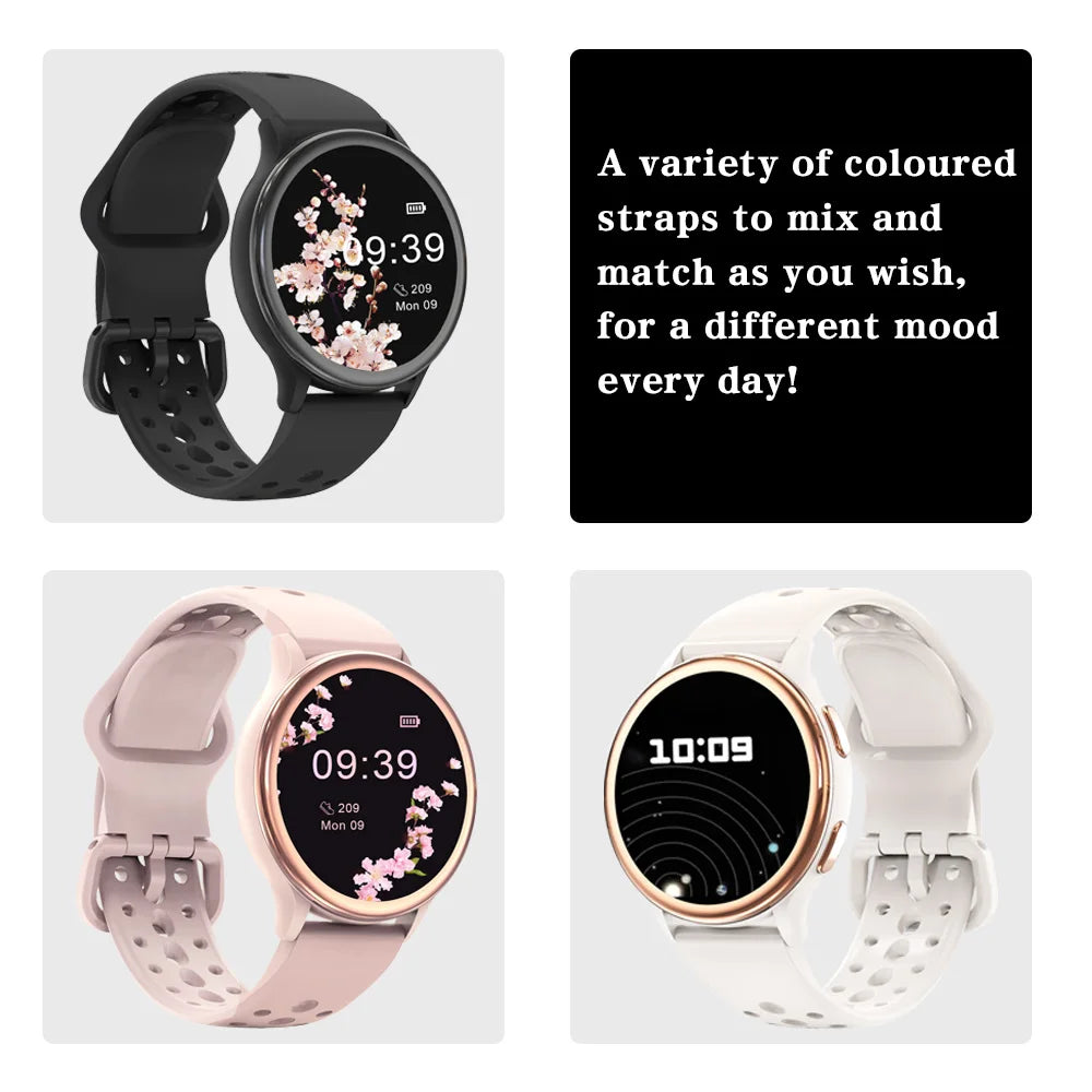 Anyloop Women Smartwatch With 400 Watch Faces And Health Tracking