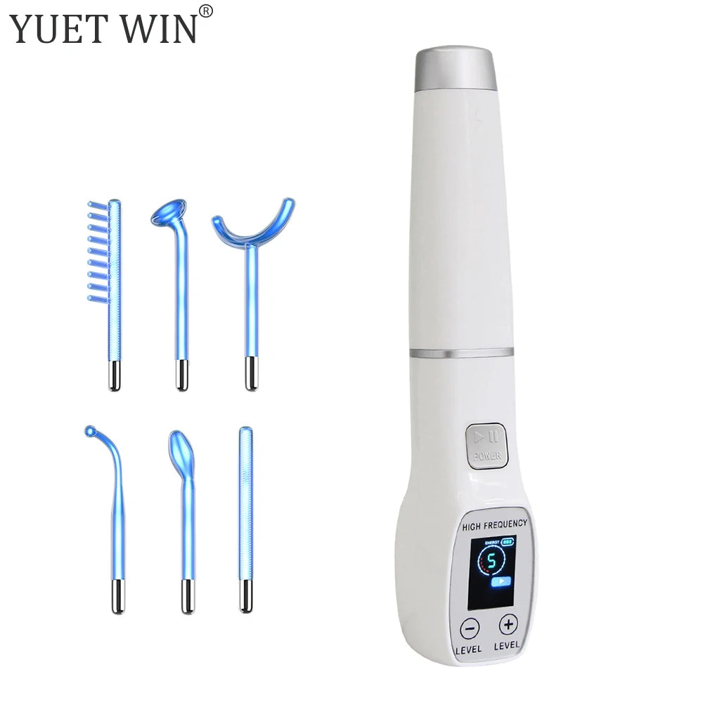 YUET WIN High Frequency Electrode Wand for Acne Therapy