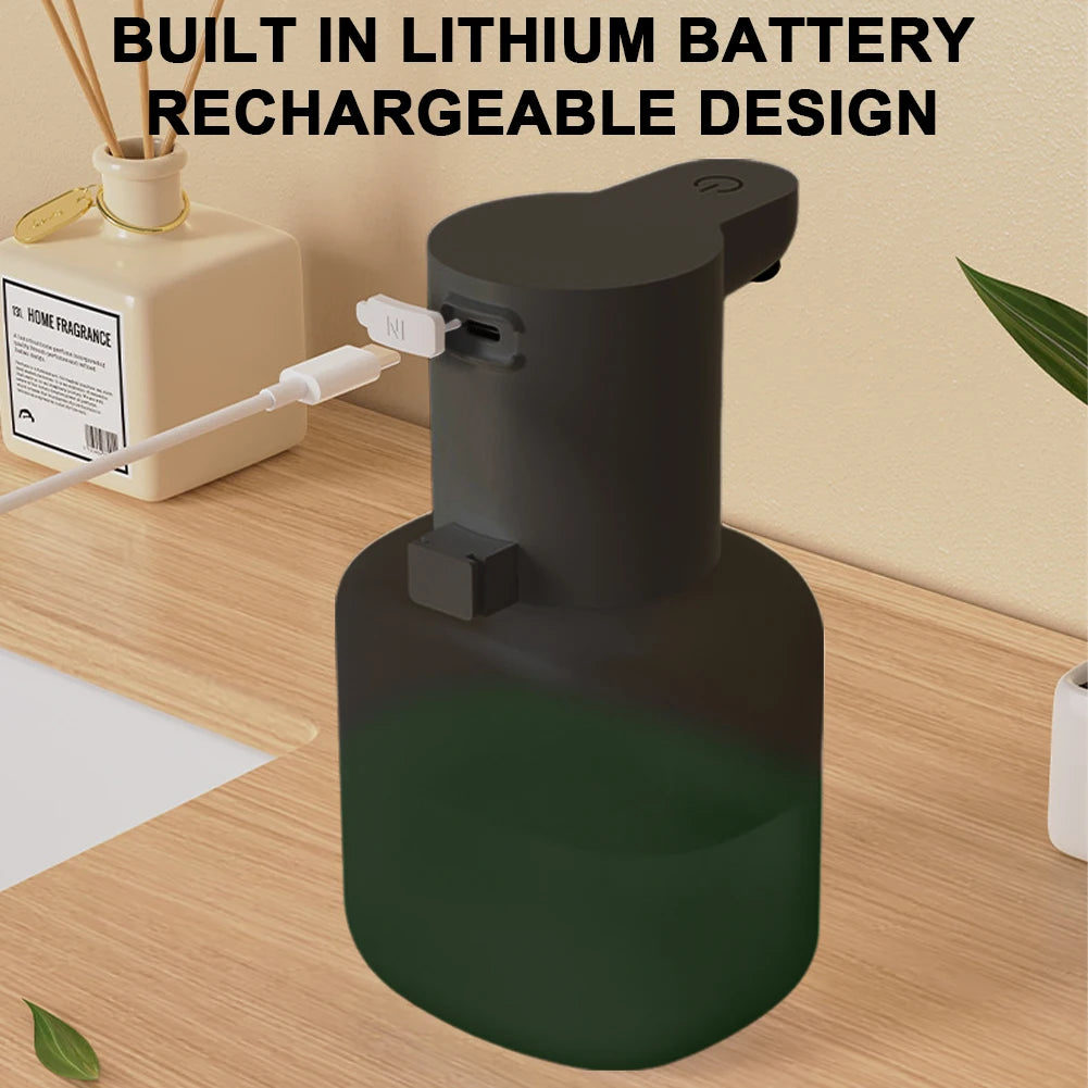 Automatic USB Rechargeable Foam Soap Dispenser For Kitchen And Bathroom