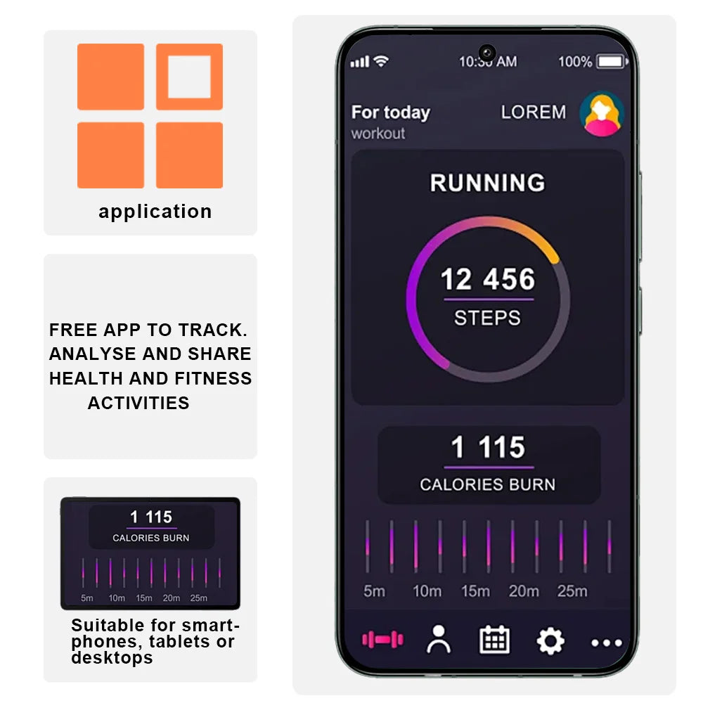 Anyloop Women Smartwatch With 400 Watch Faces And Health Tracking