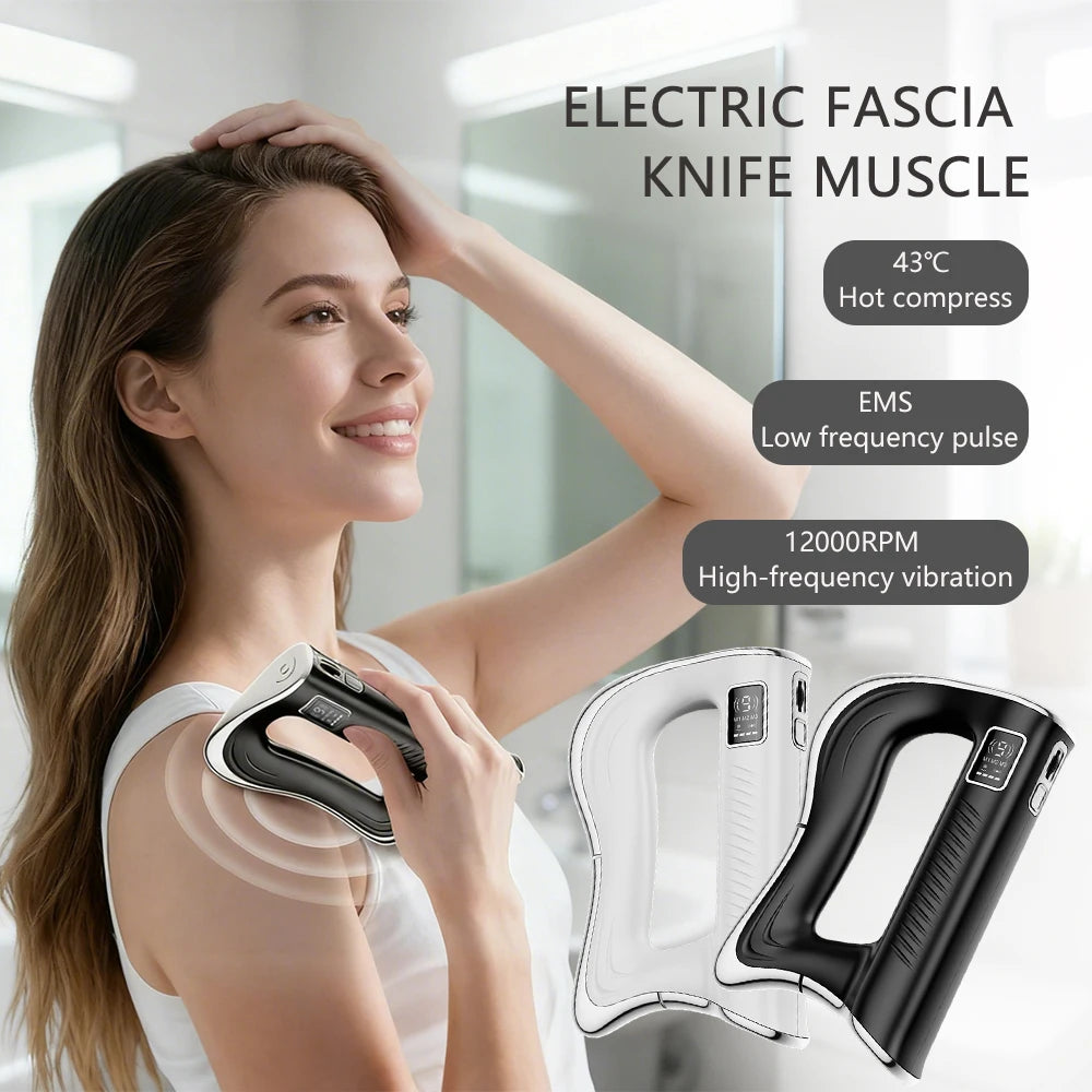 Foreverlily Electric Fascia Knife Massager For Full Body Muscle Relaxation