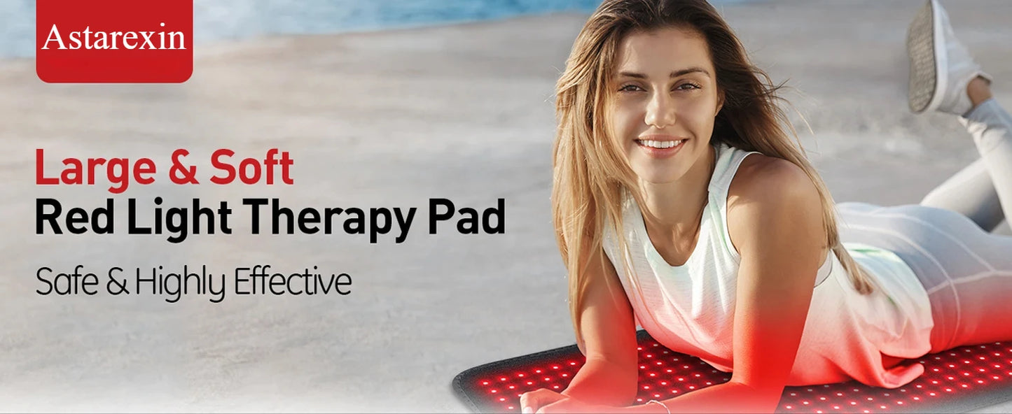 Astarexin Red Light Therapy Heating Pad For Muscle Pain Relief